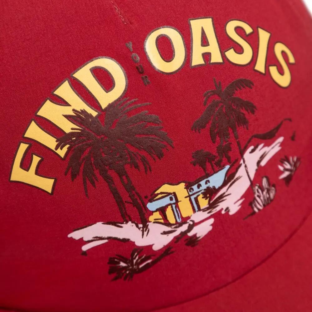 Cappellino ciclismo gravel Uomo e donna Oasis Red Rosso 4/6