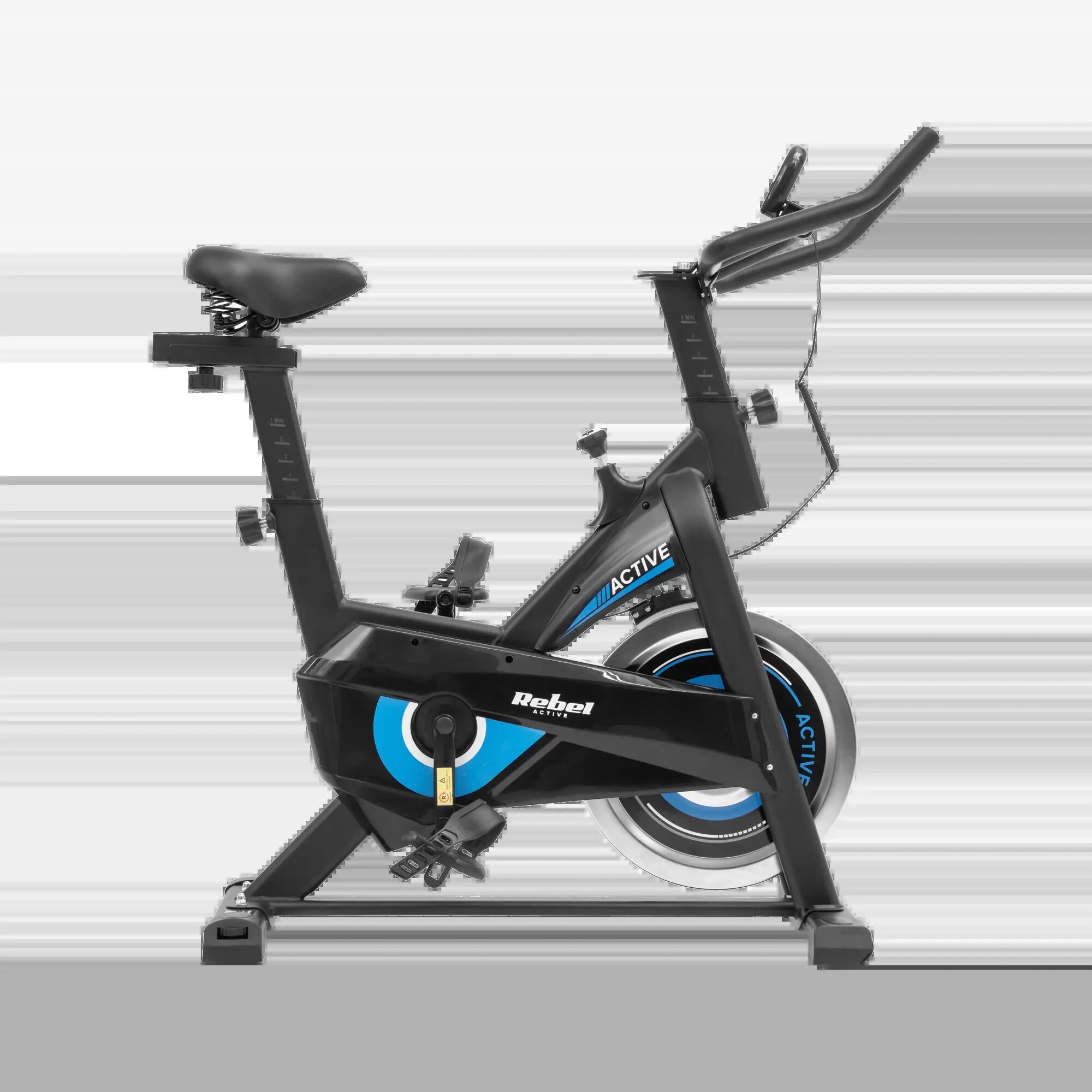 Rower spiningowy treningowy stacjonarny regulowany LCD do 100kg Rebel 7/7