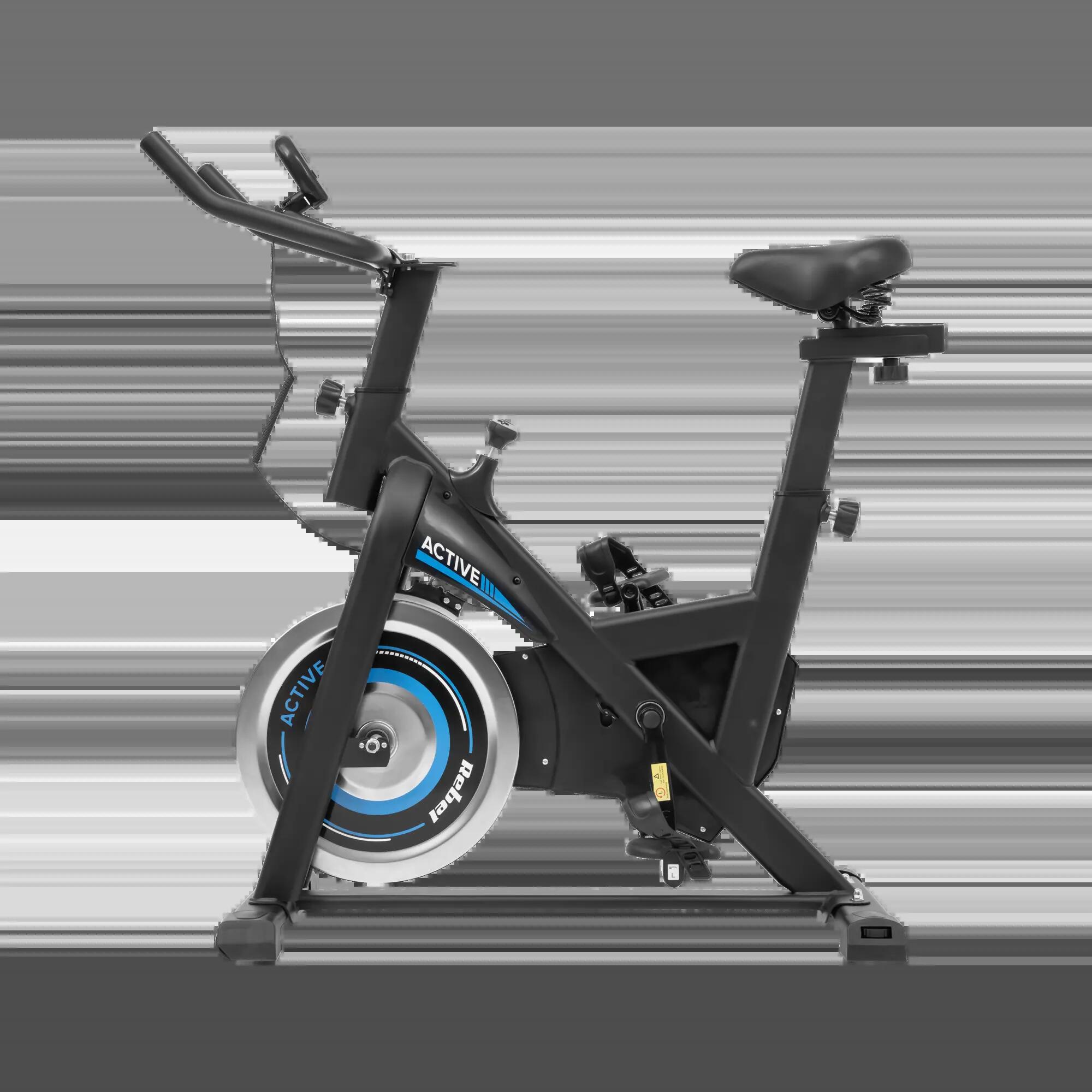 Rower spiningowy treningowy stacjonarny regulowany LCD do 100kg Rebel 6/7