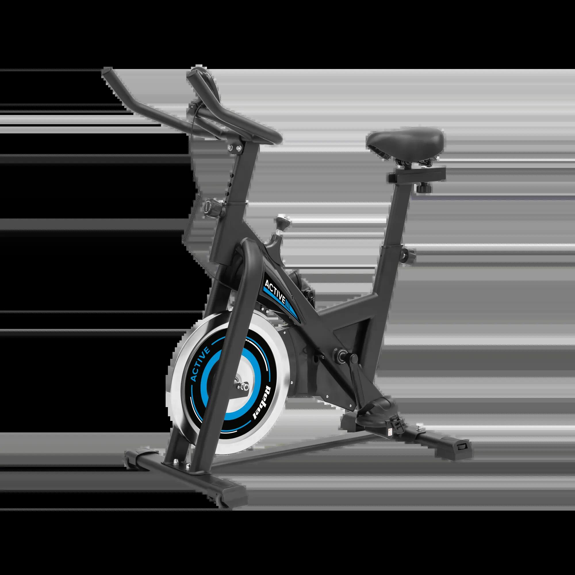Rower spiningowy treningowy stacjonarny regulowany LCD do 100kg Rebel 3/7