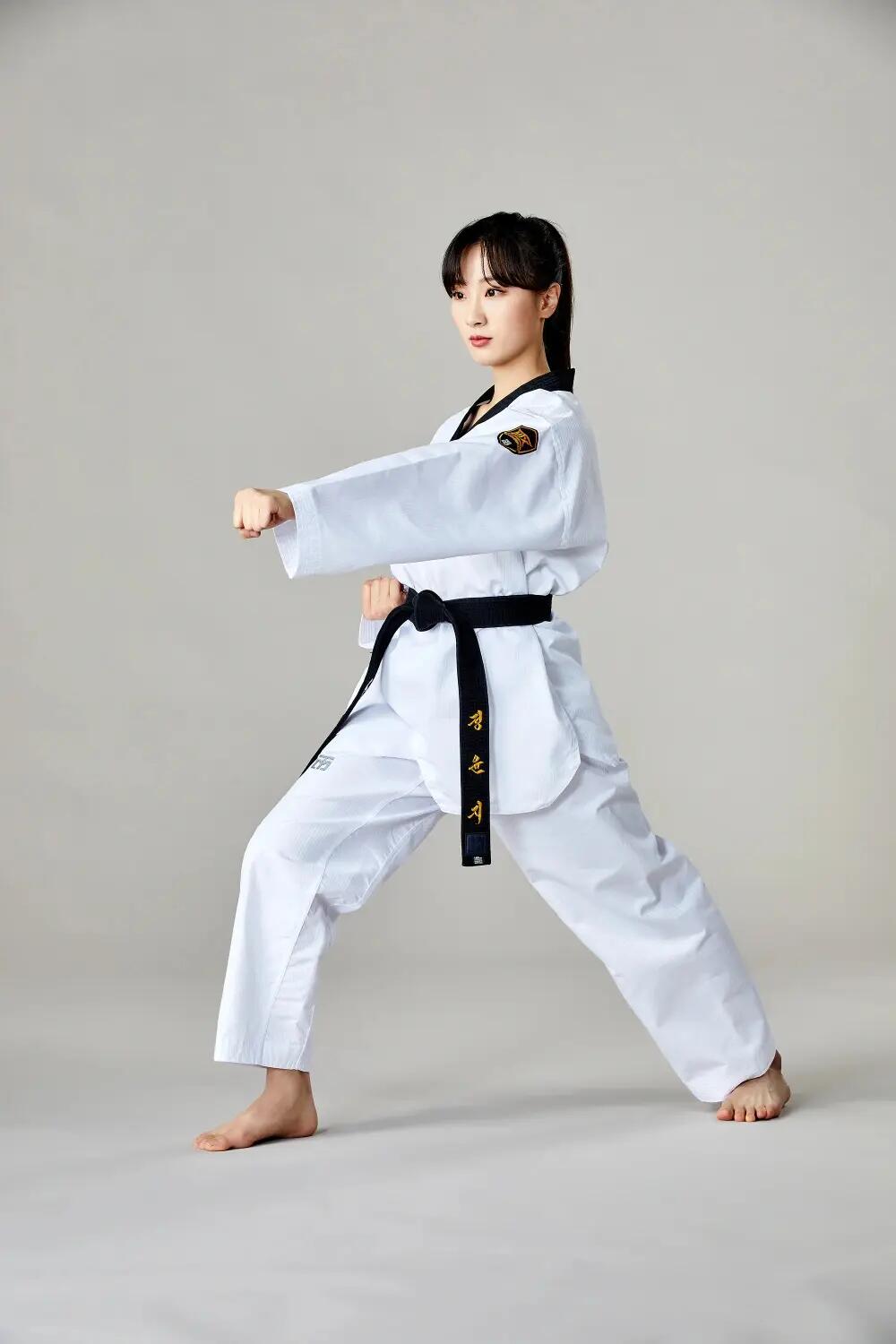 Dobok do Taekwondo MTX 2 Black (WT) bluza spodnie pas MOOTO 7/7