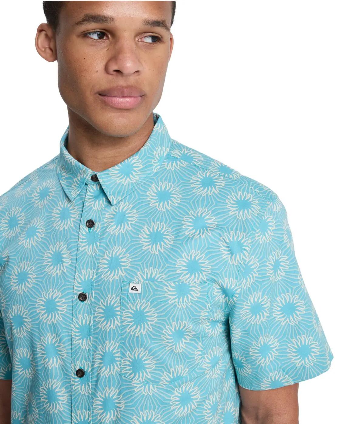 Camisa de Manga Corta APERO CLASSIC Azul Hombre 4/4