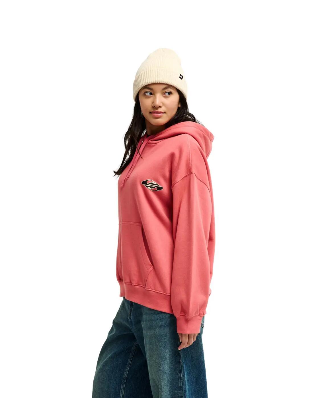 Sweat à capuche STANDARD Rose Femme 2/4