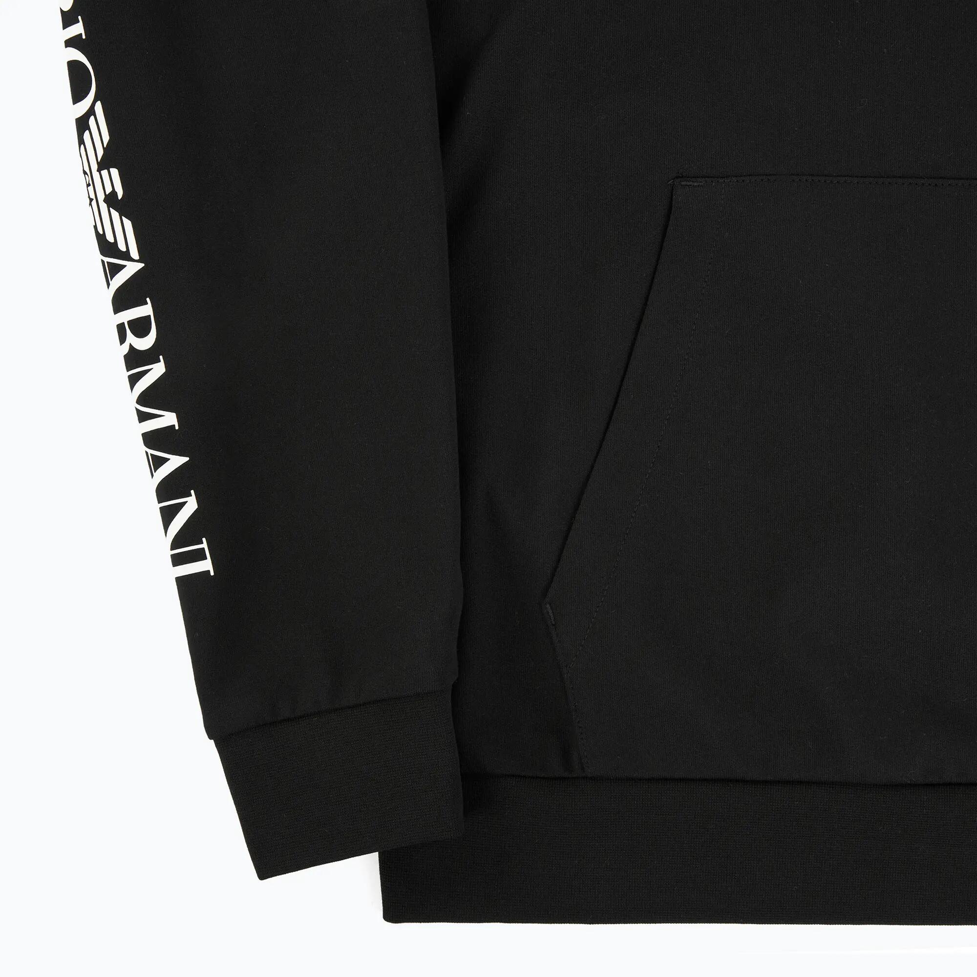 Bluza męska Emporio Armani EA7 Train Logo Series Extended Logo Hoodie 3/4
