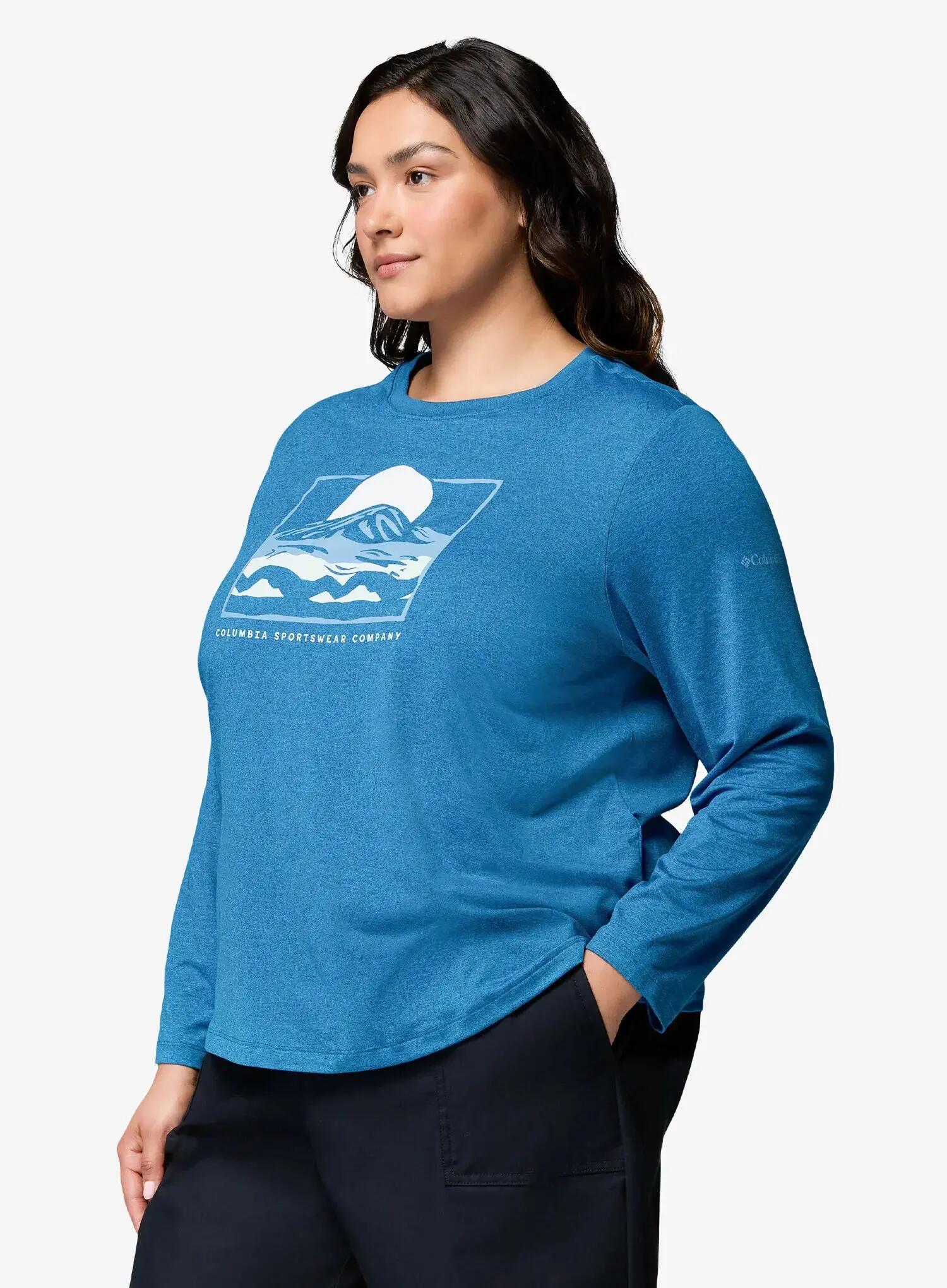 Bluza damska Columbia Parsons Point Long Sleeve Graphic Tee 3/5