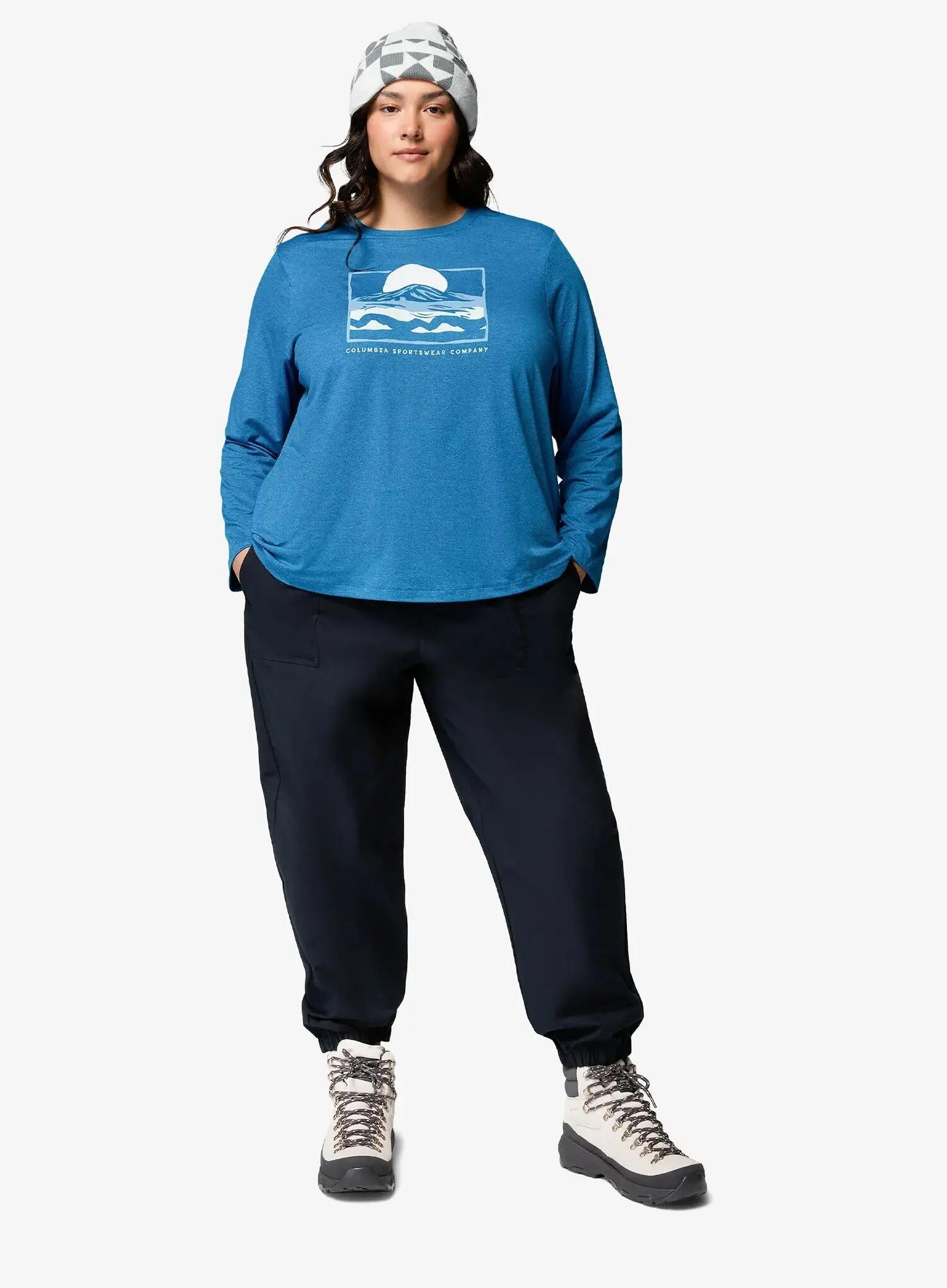 Bluza damska Columbia Parsons Point Long Sleeve Graphic Tee 2/5