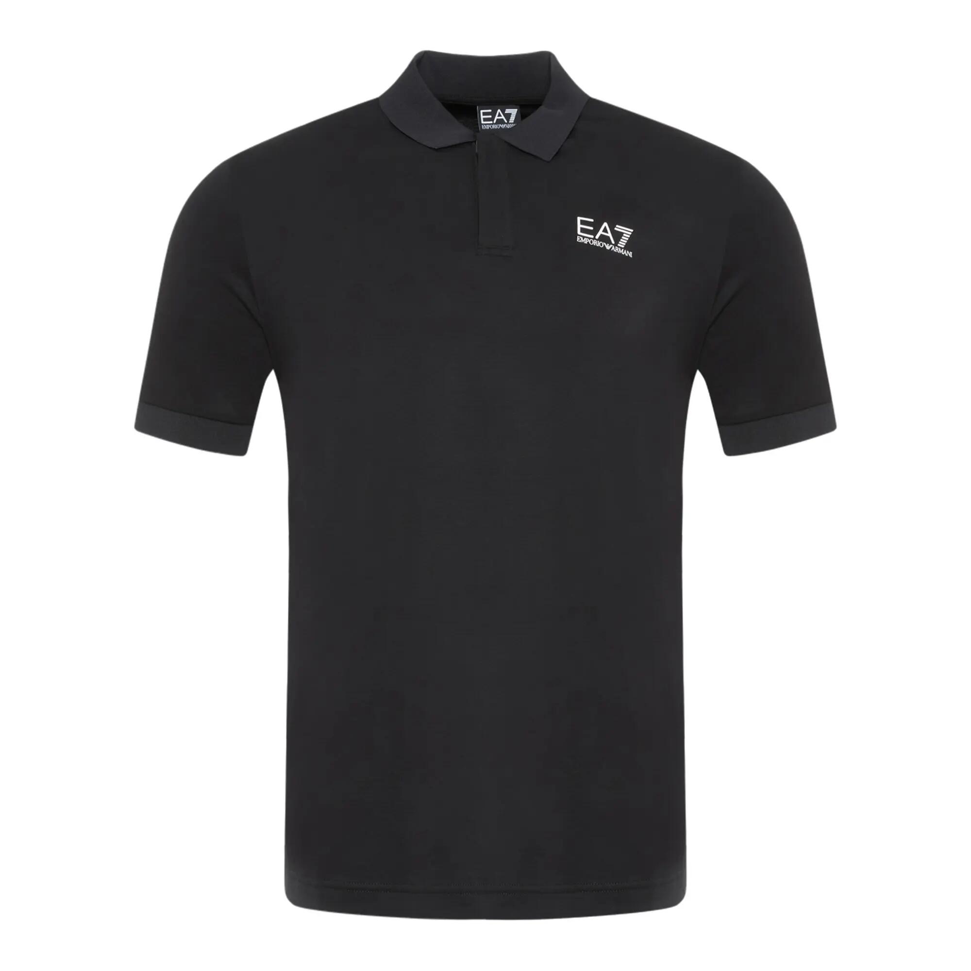 Koszulka męska EA7 Emporio Armani Train 7 Lines Polo black 1200 4/4