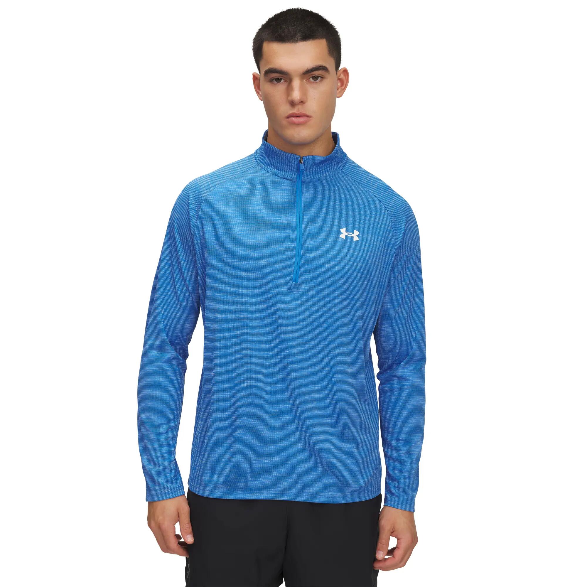 Under Armour Herren Langarmshirt Tech Textured 1/2 Zip 1382797 3/4