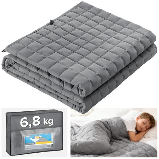 Kołdra Obciążeniowa Koc Sensoryczny dla dzieci i dorosłych 6,8kg 150x200cm
