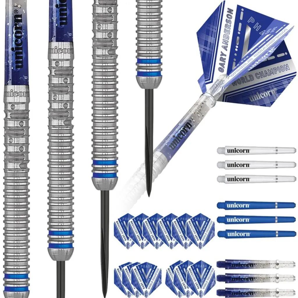 W.C Gary Anderson Phase 5 90% Tungsten Dartpijlen 3/7