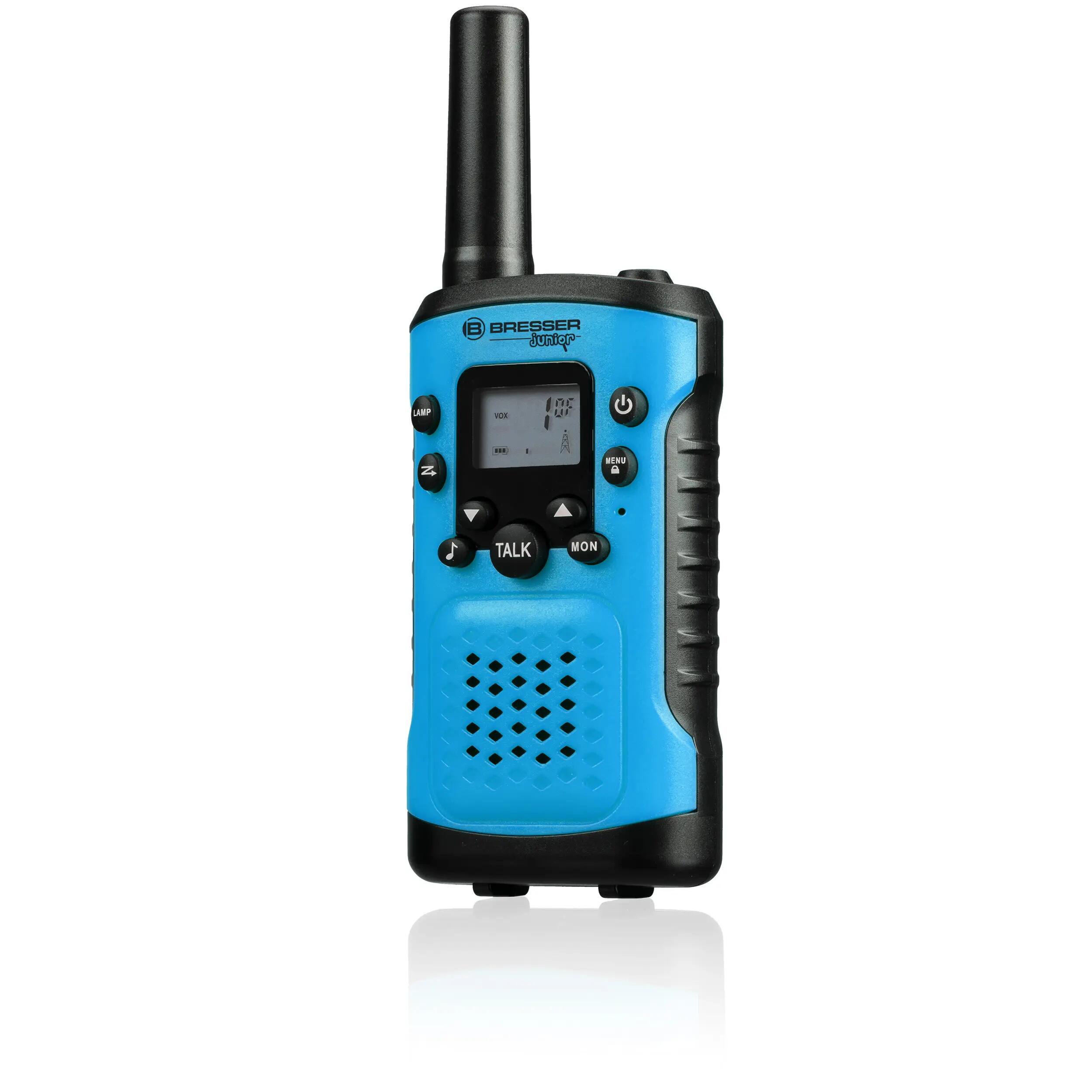 Walkie-talkies BRESSER con largo alcance 6 Km y función de manos libres, azul 2/6