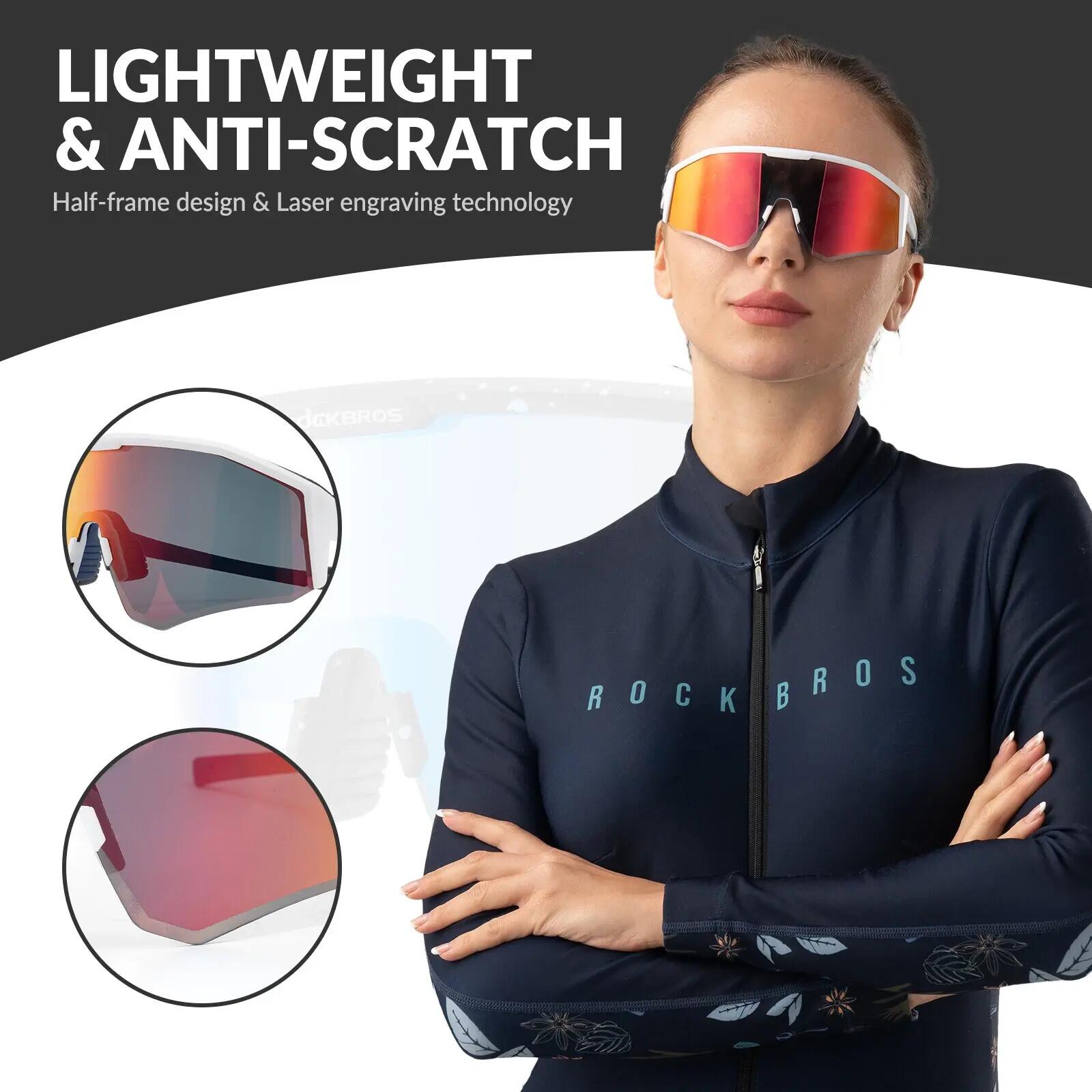 Fahrradbrille polarisiert mit UV400 3/7