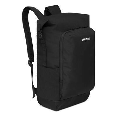 Zaino roll-top 25L Uomo e donna Backpack 25L Nero