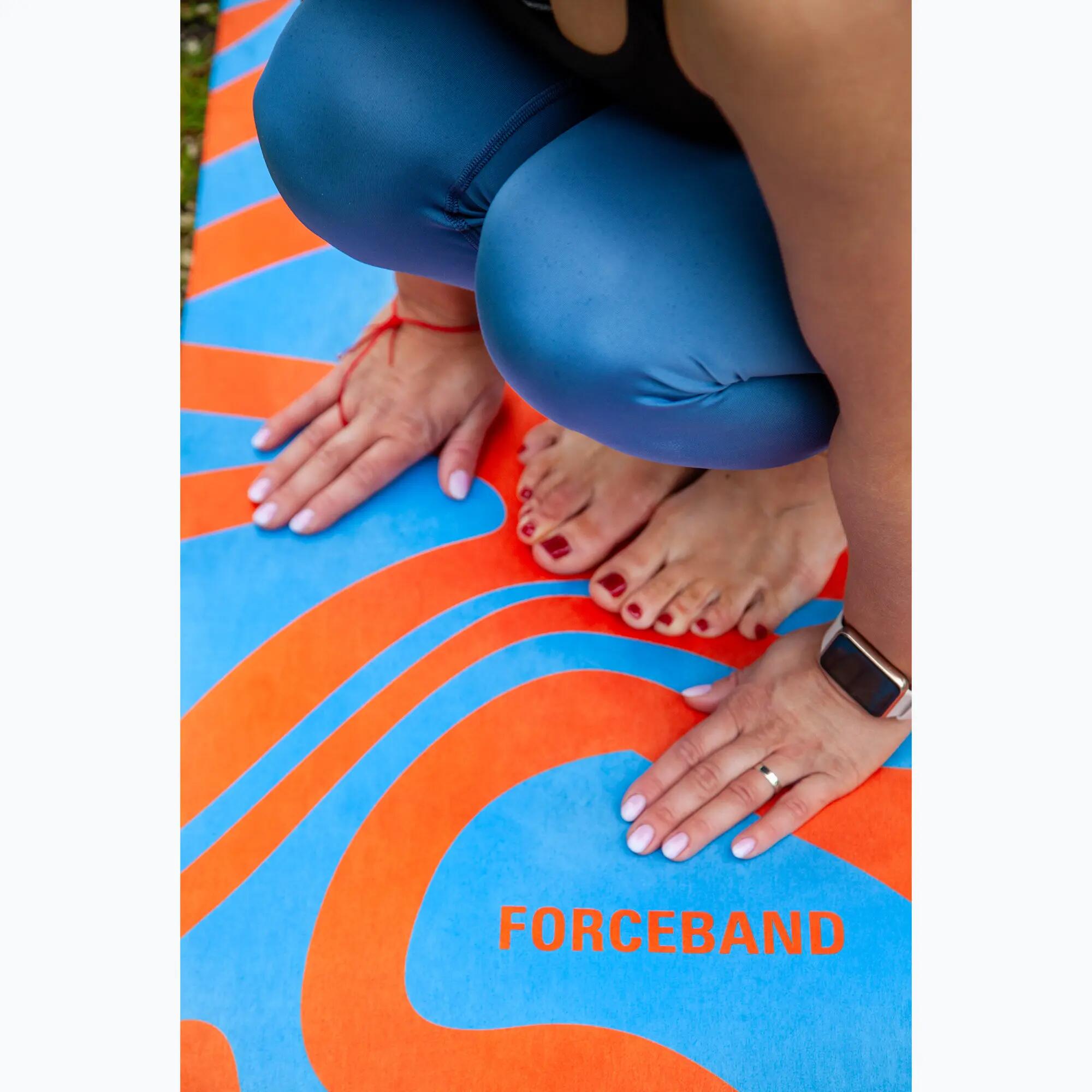 Mata do jogi/fitness FORCEBAND Abstract Orange 4 5/7