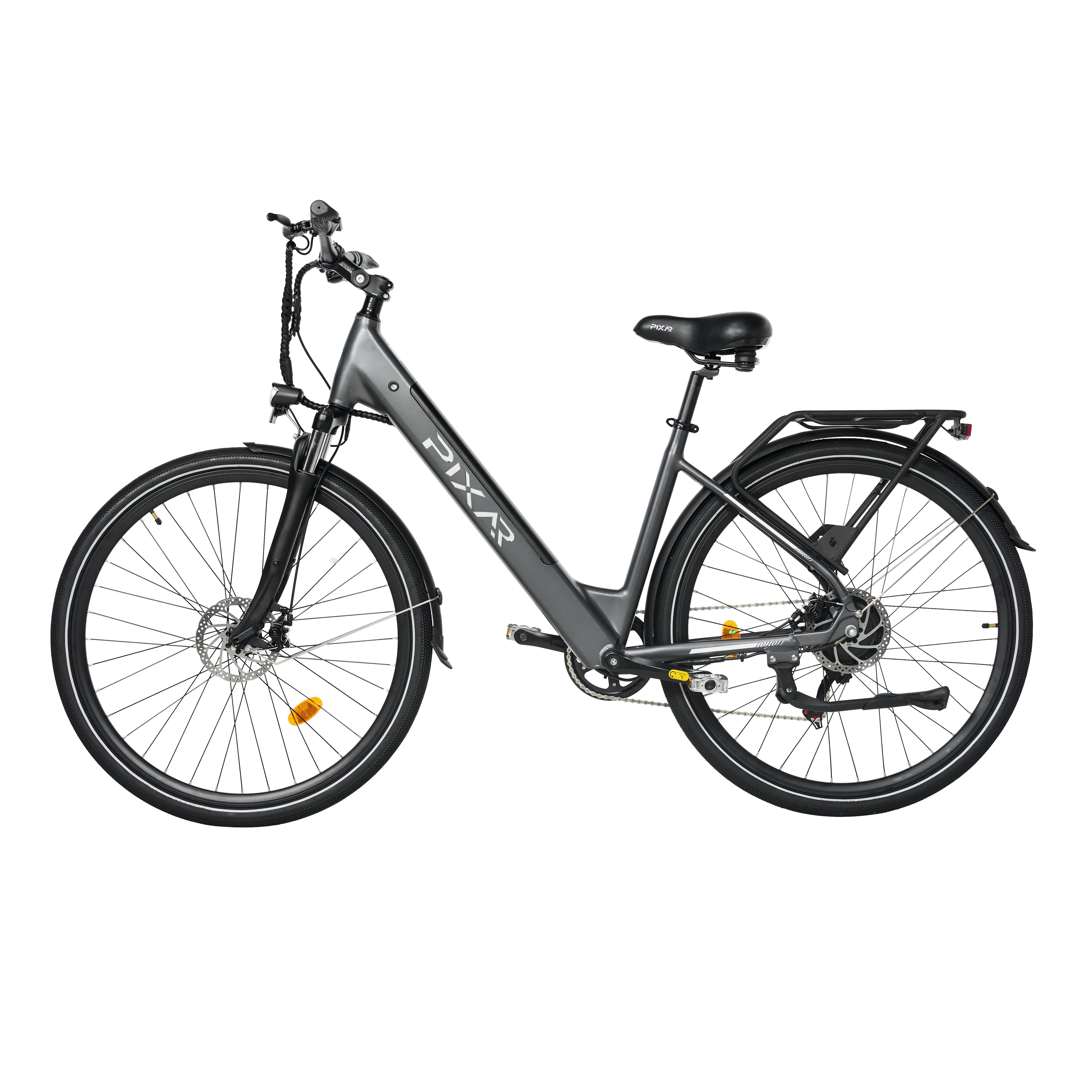 Bicicletă electrică de oraș PIXAR City1 cu anvelope de 27,5",36 V și 10,4 Ah