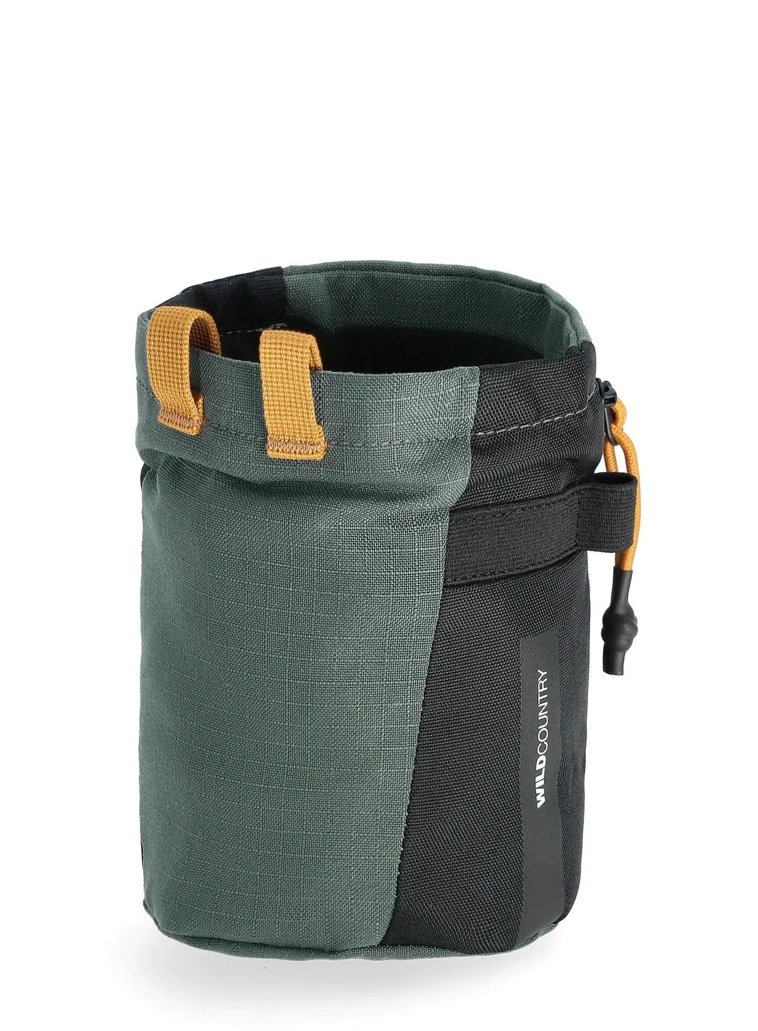 Woreczek na magnezję Wild Country Movement Chalkbag - black/marsh 3/6