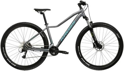 Rower górski MTB Kross Lea 4.0 27,5" XS (14") 16 biegów szary turkusowy połysk