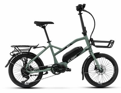 Mini cargofiets e-volt lite 3.0 shimano e5100 middenmotor ,alivio 9 540wh groen