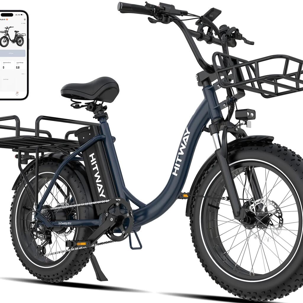 BK6S PLUS Electric Cargo Bike, 1296Wh Battery, Torque Sensor