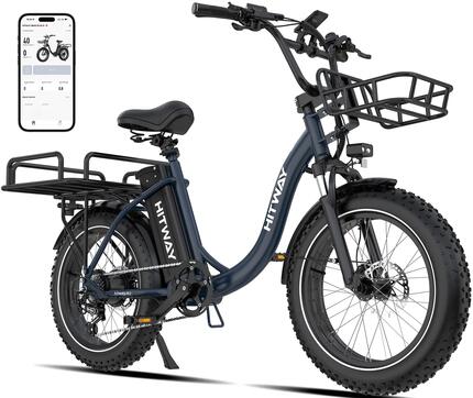 Vélo cargo électrique BK6S PLUS, batterie 1296Wh, capteur de couple