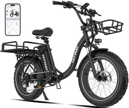 Vélo cargo électrique BK6S PLUS, batterie 1296Wh, capteur de couple