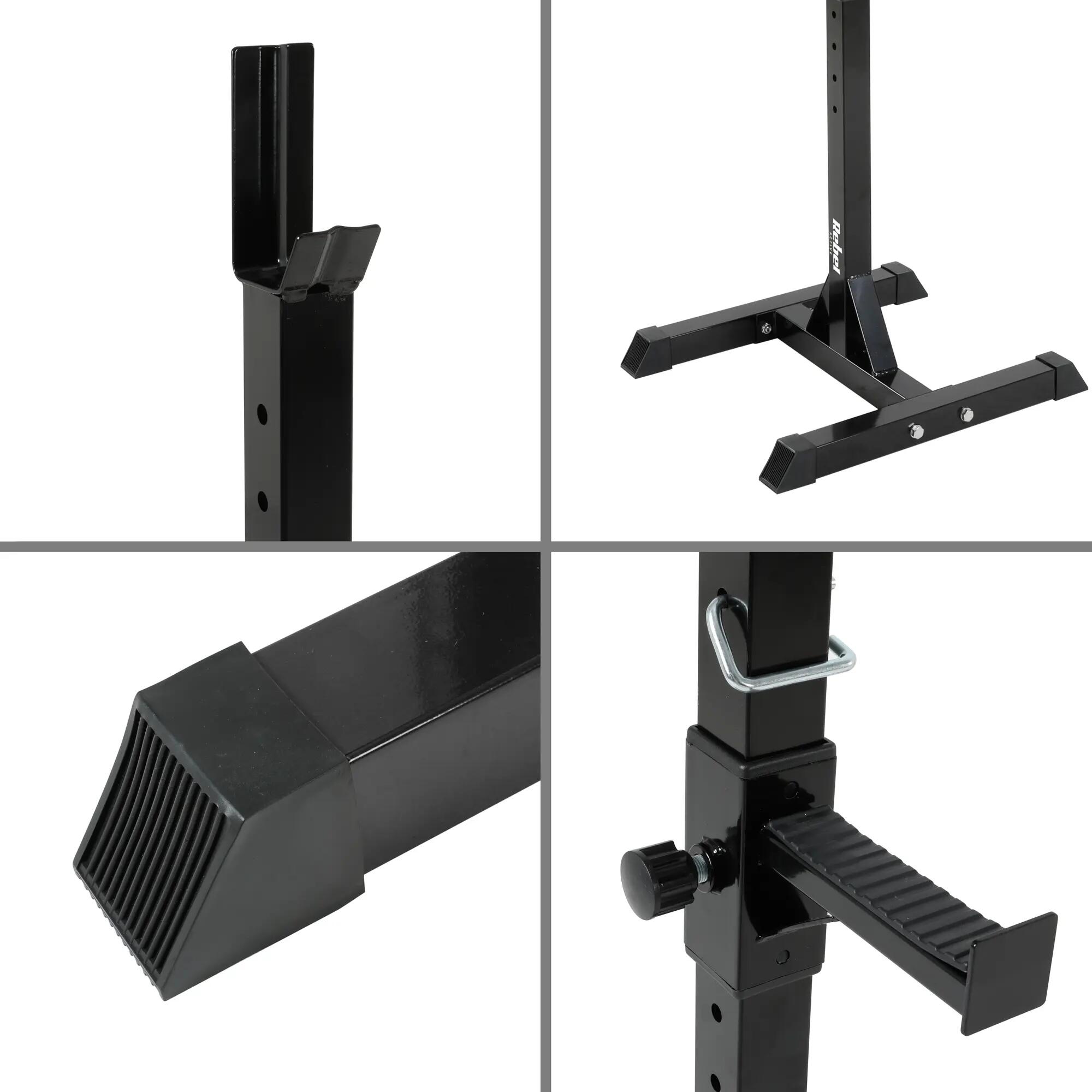 Stojaki pod sztangę regulowane REBEL ACTIVE do 200KG 6/6