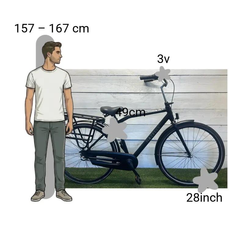 Bicicleta usada Gazelle NL 2/4