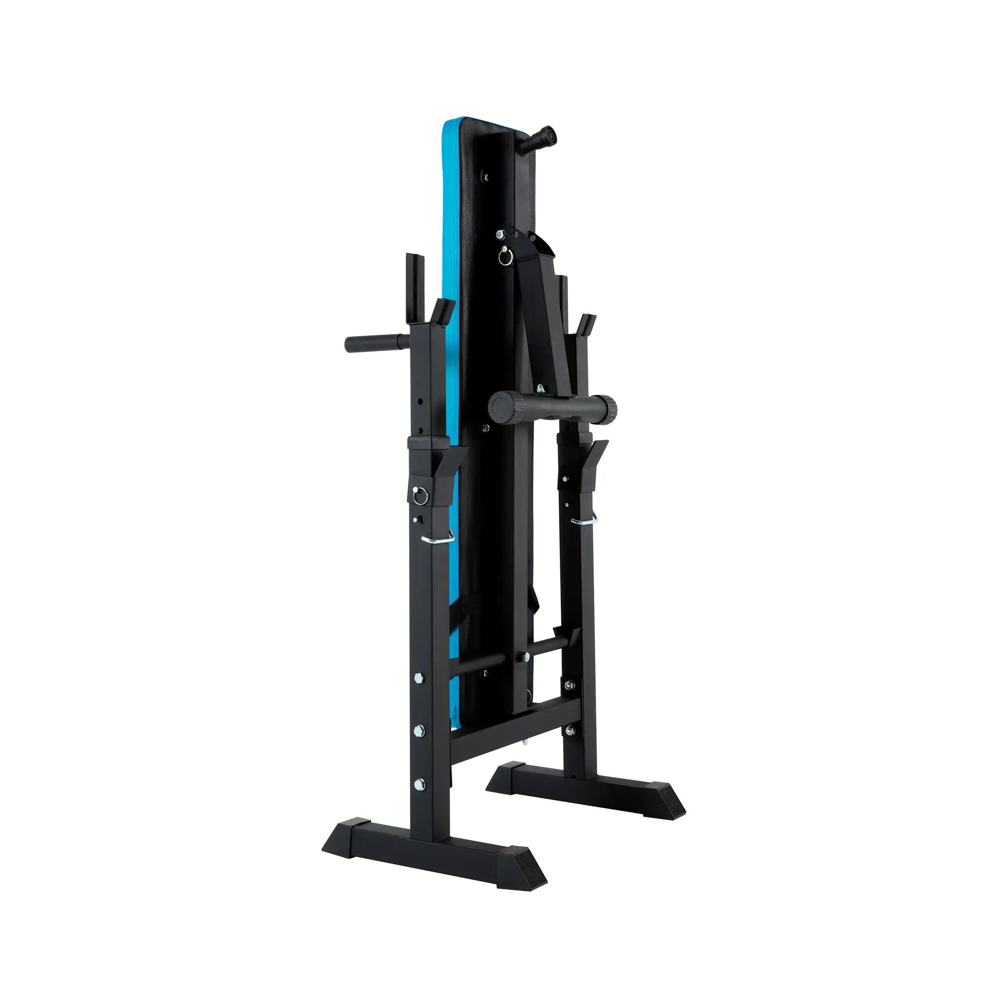 Ławka treningowa prosta regulowana ze stojakami REBEL ACTIVE 4/7