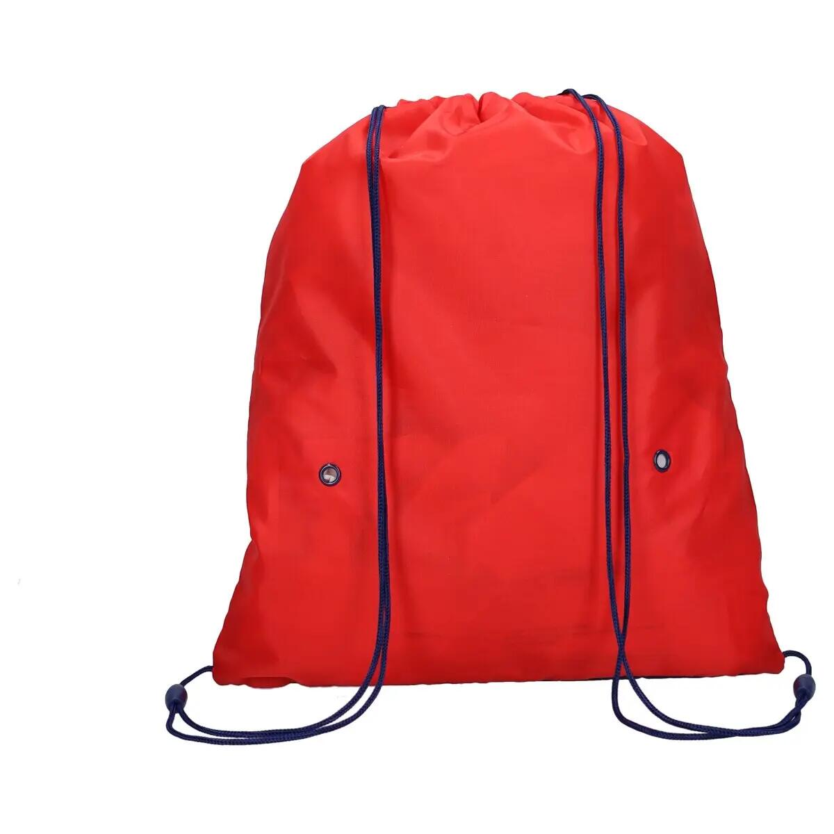 Unisex - Schulsport - Turnbeutel - mit Kordelzug, leicht, bedruckt - dunkelblau 4/4