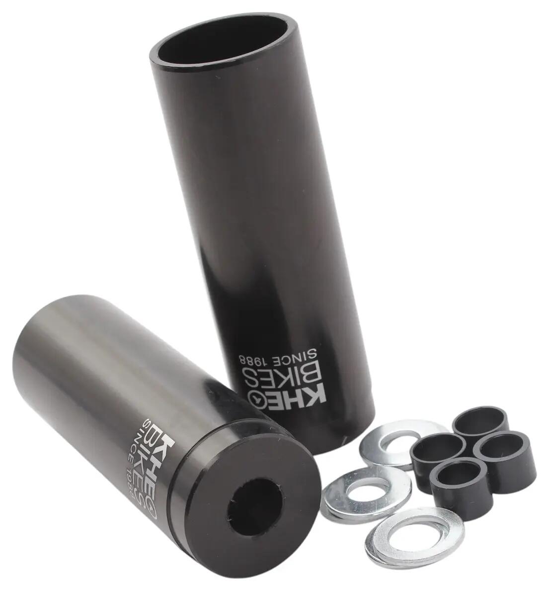 BMX pegy KHE LASER CNC 1 pár pro 10 mm, 12 mm a 14 mm 8/8