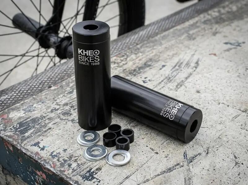 BMX pegy KHE LASER CNC 1 pár pro 10 mm, 12 mm a 14 mm 7/8