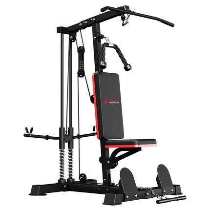Unisex Krafttraining Kabelzugstation Verstellbarer Sitz Home Gym