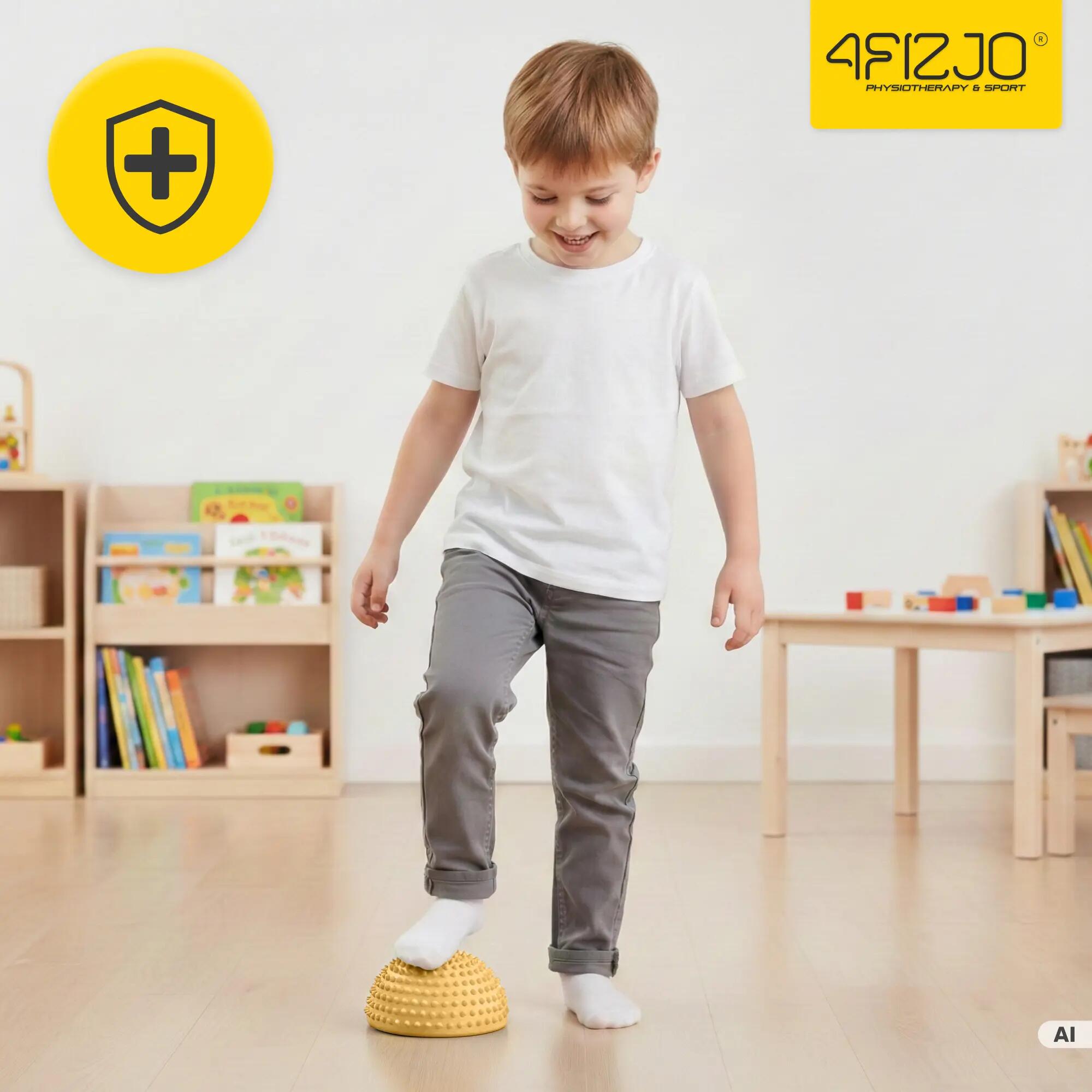 Sensorische Halbkugeln für Übungen und Rehabilitation 2 Stück SensoKid 4FIZJO 3/14