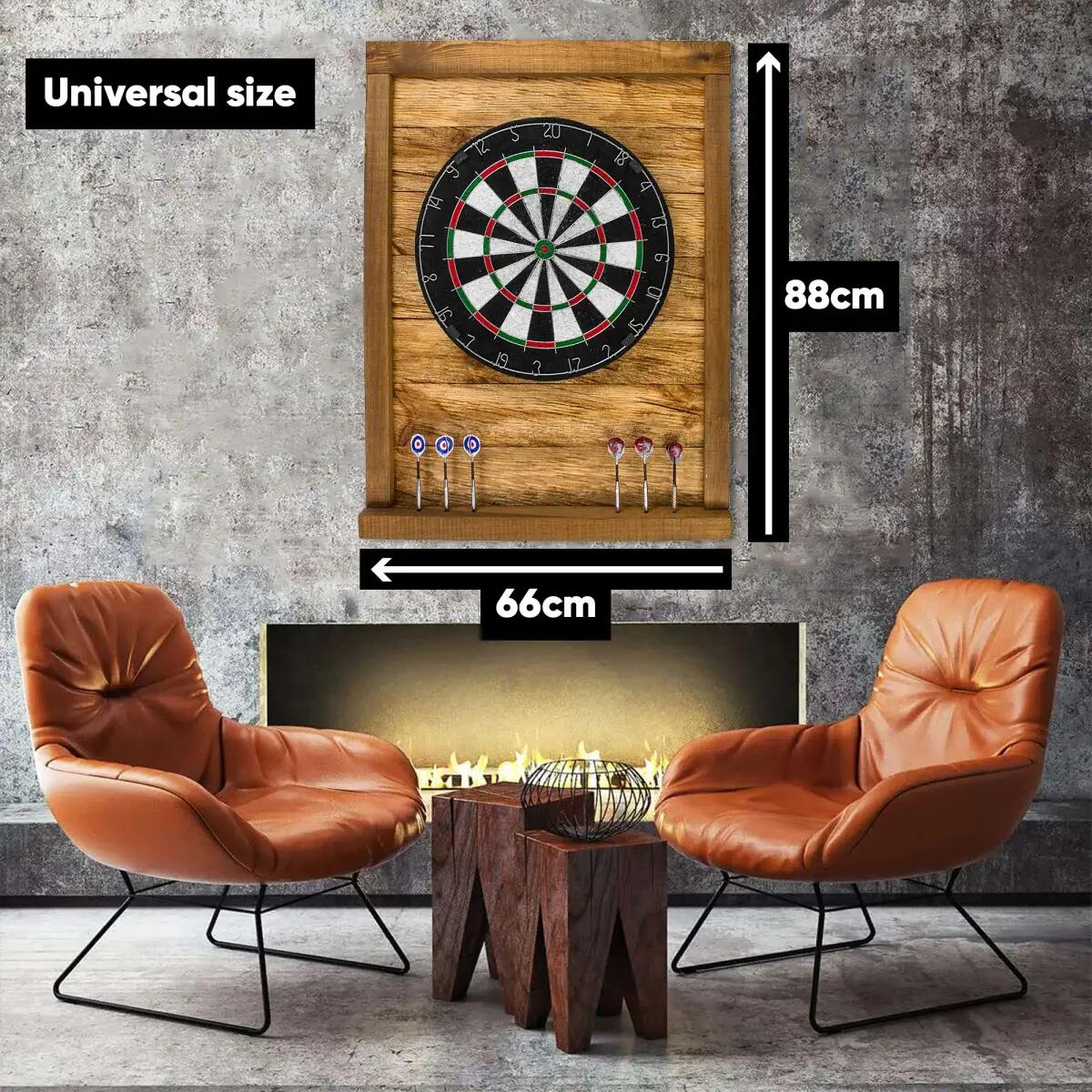 Tablica Drewniana John Paddle Premium do Darta Retro Vintage Uniwersalny 3/7