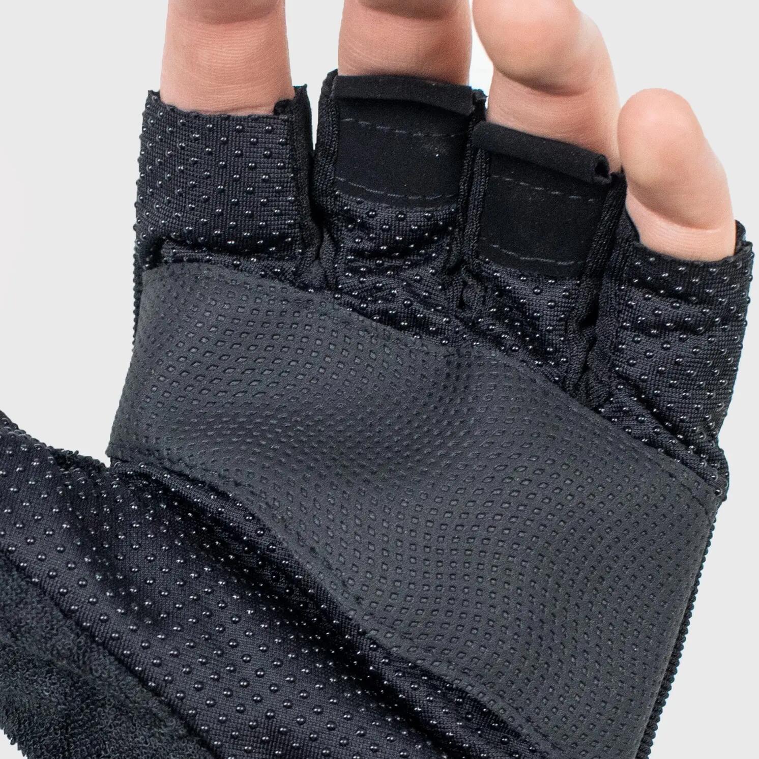 Gants d'entraînement d'haltérophilie noirs 2/6