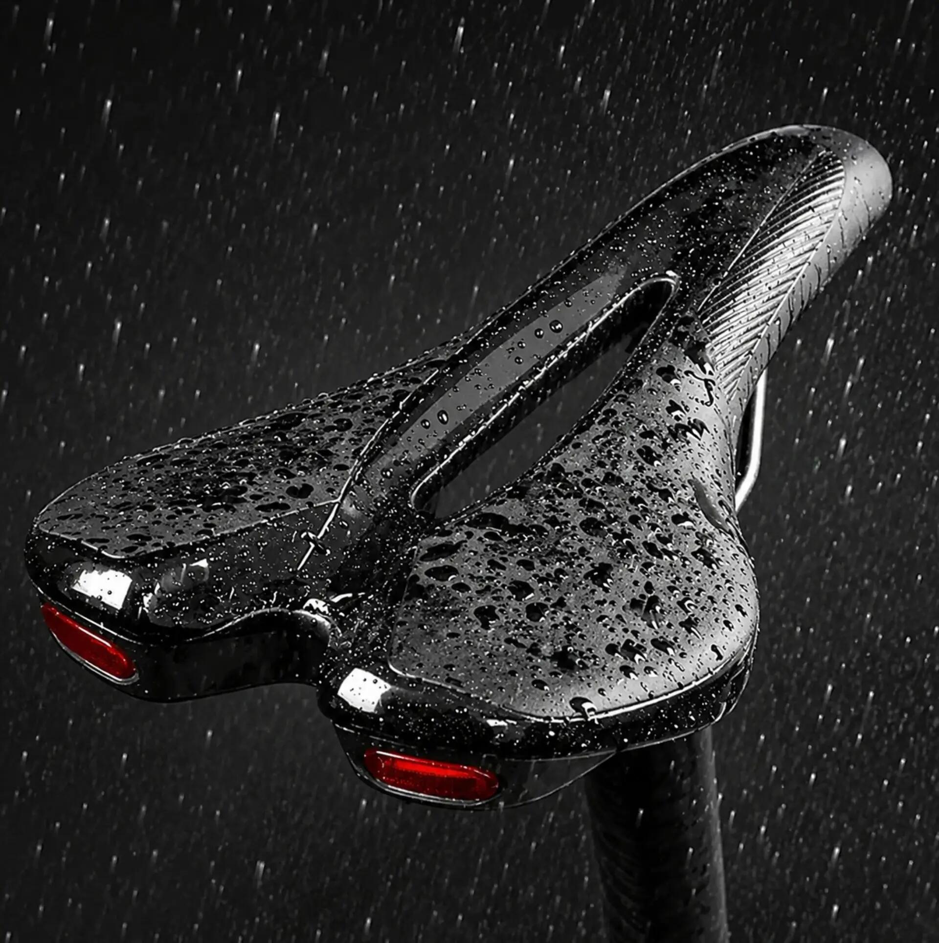 Fahrradsattel mit integriertem LED-Rücklicht - USB-C - 6 Leuchtmodi 6/7