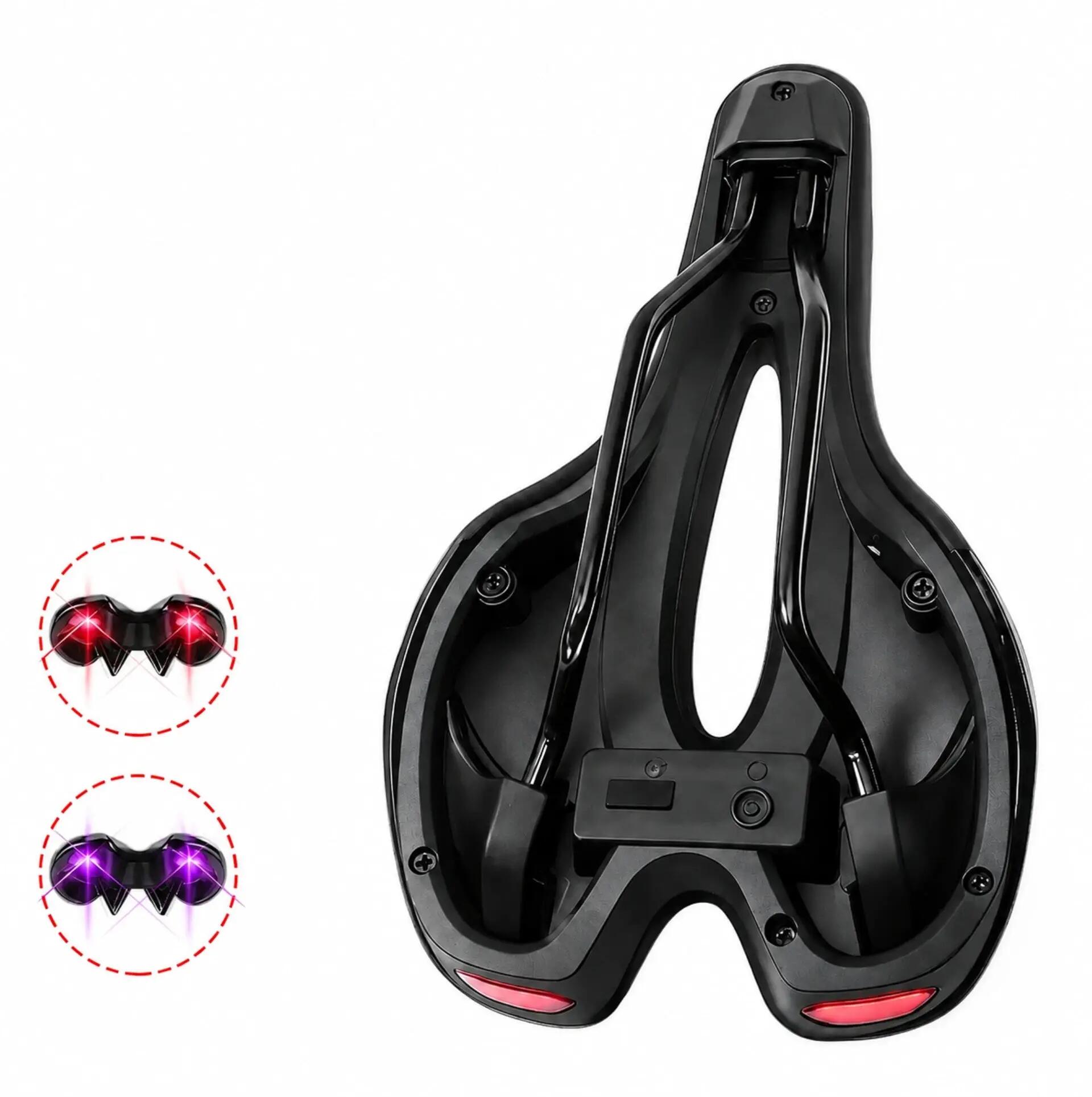 Fahrradsattel mit integriertem LED-Rücklicht - USB-C - 6 Leuchtmodi 4/7
