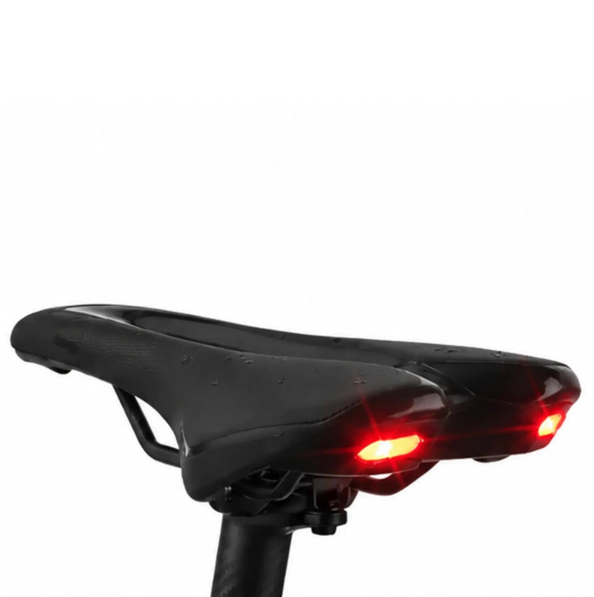 Fahrradsattel mit integriertem LED-Rücklicht - USB-C - 6 Leuchtmodi 3/7