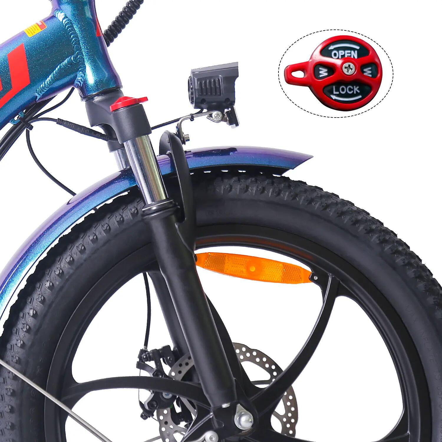 Vélo électrique urbain pliant FAFREES F20 PRO 250W 36V20Ah autonomie 100km 6/7