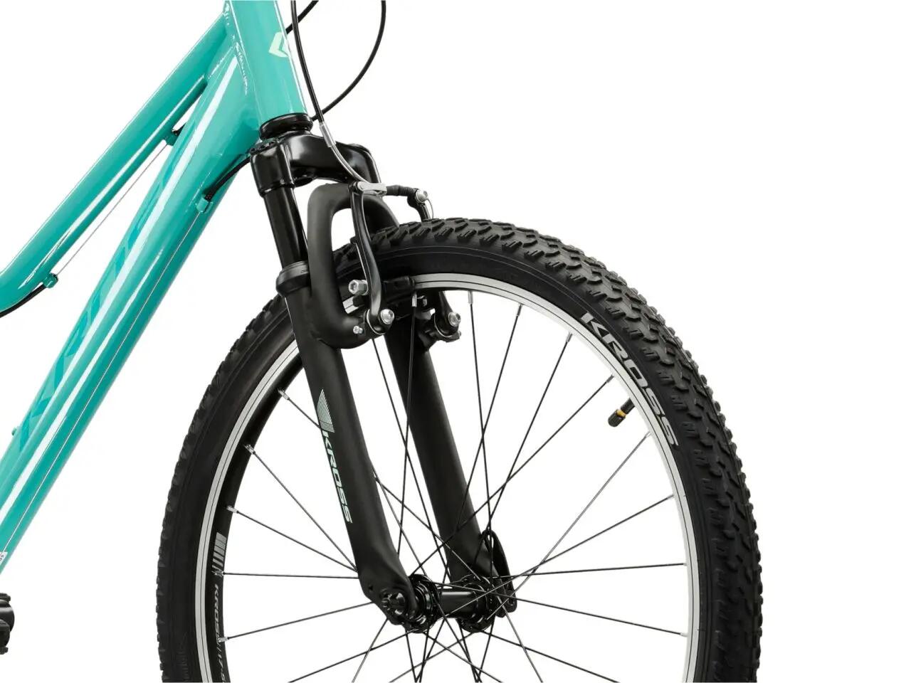 Rower górski MTB Kross Lea JR 1.0 24" S (12") 8 biegów seledynowy 5/7