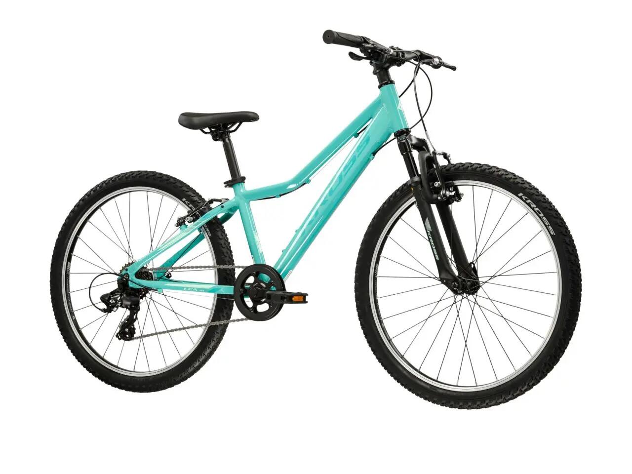 Rower górski MTB Kross Lea JR 1.0 24" S (12") 8 biegów seledynowy 2/7