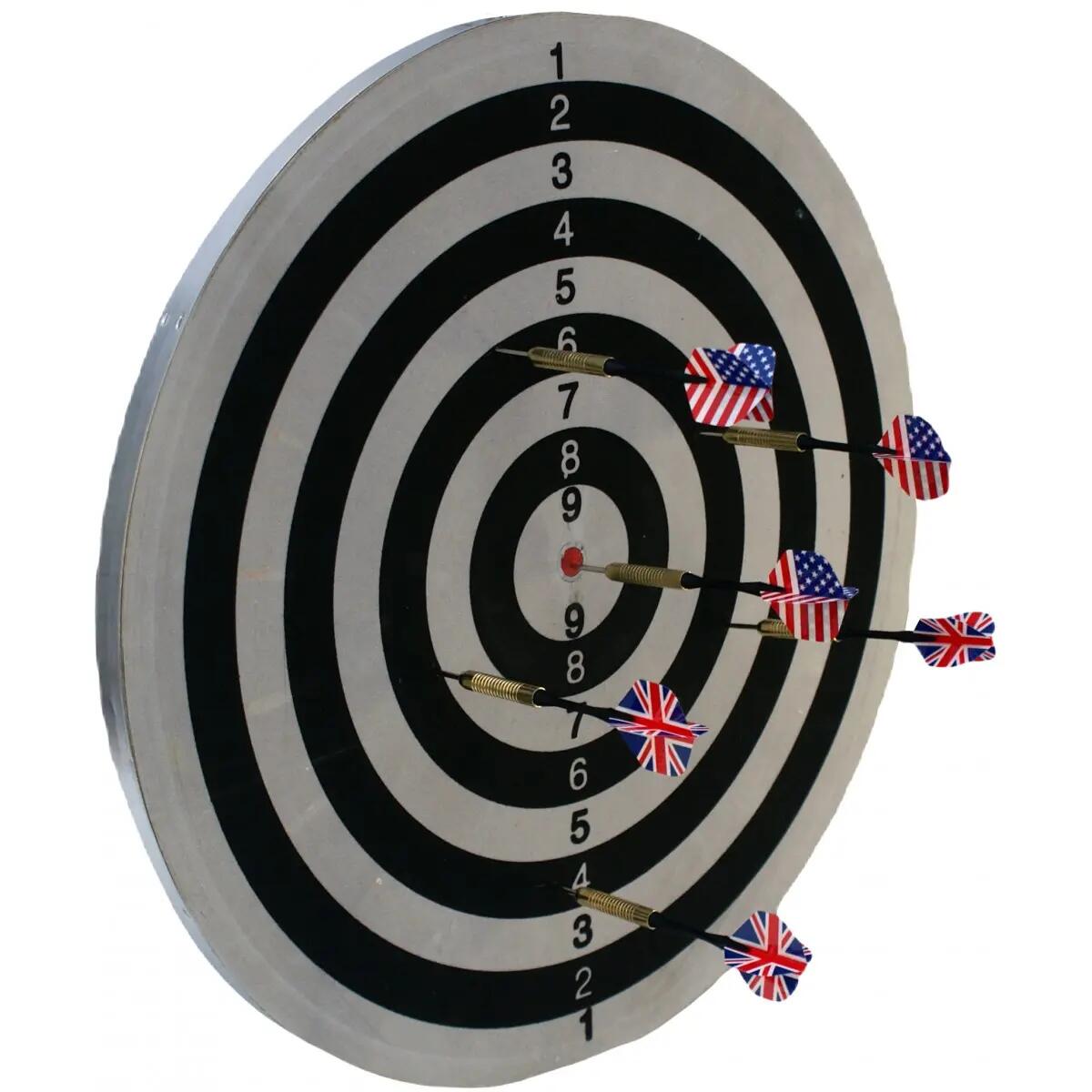 Kartonowa tarcza do gry w darta Enero 45 cm + 6 rzutek 3/5