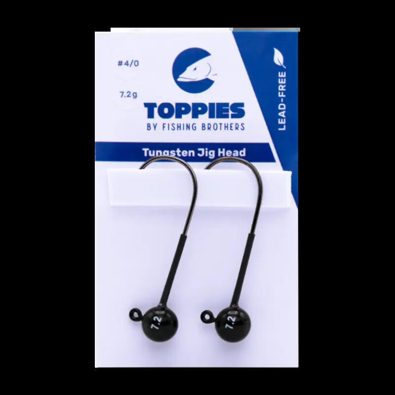 Tête plombée - Toppies - Tungsten Ball Jig Head (#5/0, 10.6g) 3/5