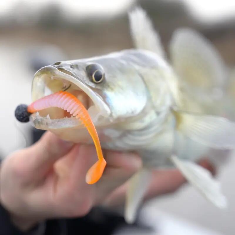 Softbaits - Toppies – Skeletonius (Motoroil, 10 cm) 7/7