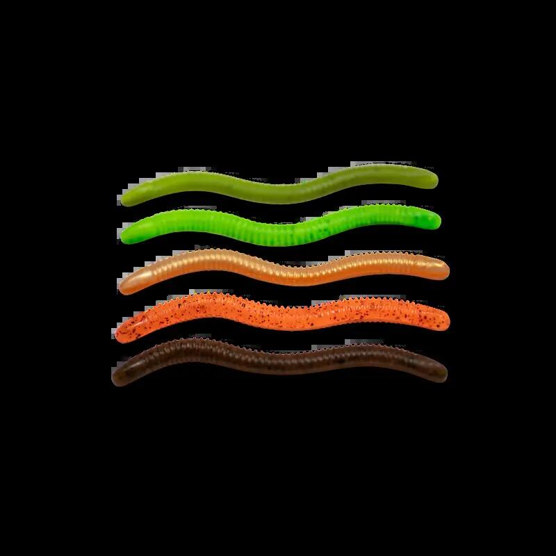 Gummiköder - Toppies - Wormius (9.5 cm) (Golden Grass) 3/4