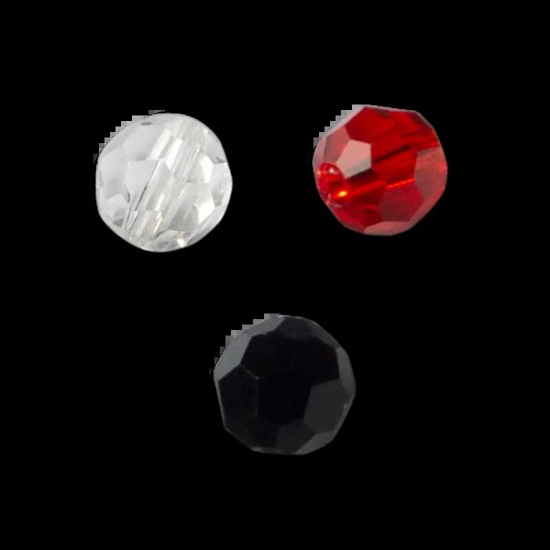 Perle - Toppies - Glass Beads (6 mm) (Crystal) 2/6
