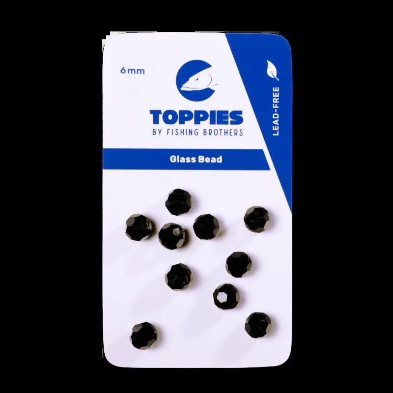 Perle - Toppies - Glass Beads (6 mm) (Red) 4/6