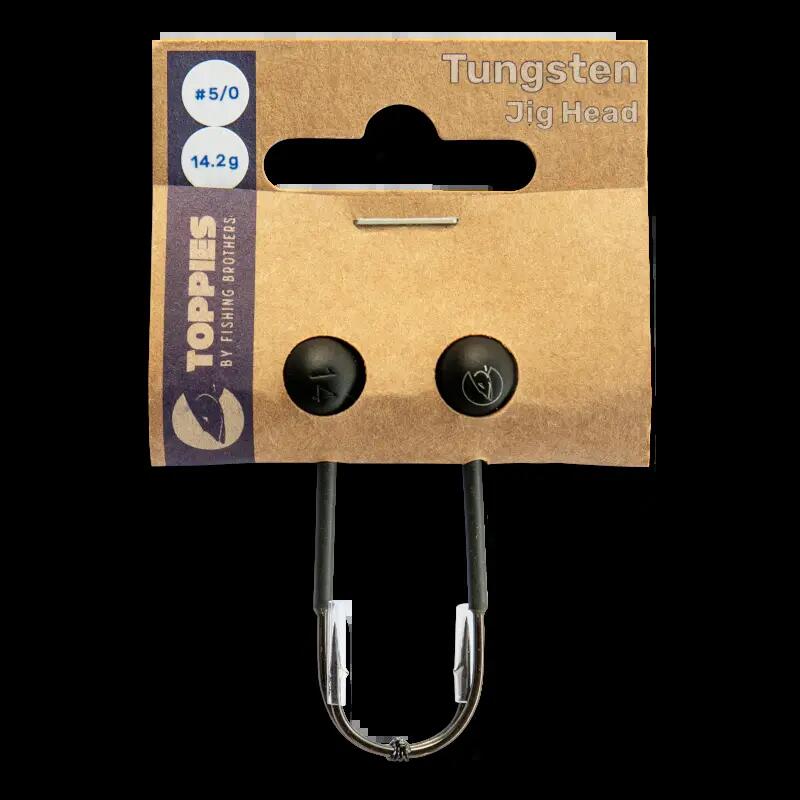 Jigkopf - TOPPIES – Tungsten Jig Head BIG Series (#3/0, 14g) 3/5