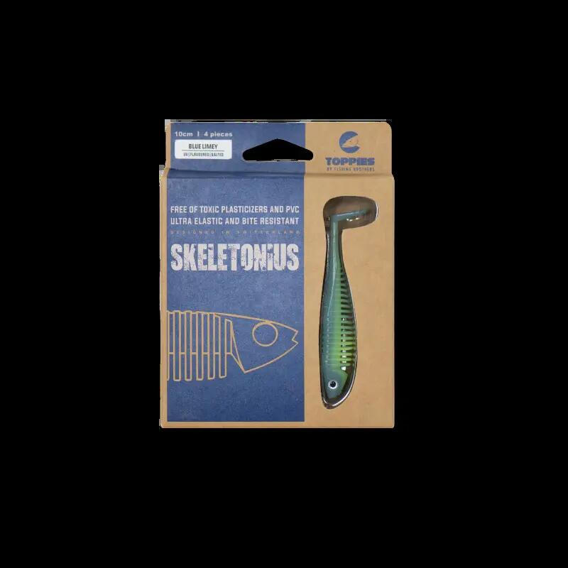 Softbaits - Toppies – Skeletonius (Motoroil, 10 cm) 2/7