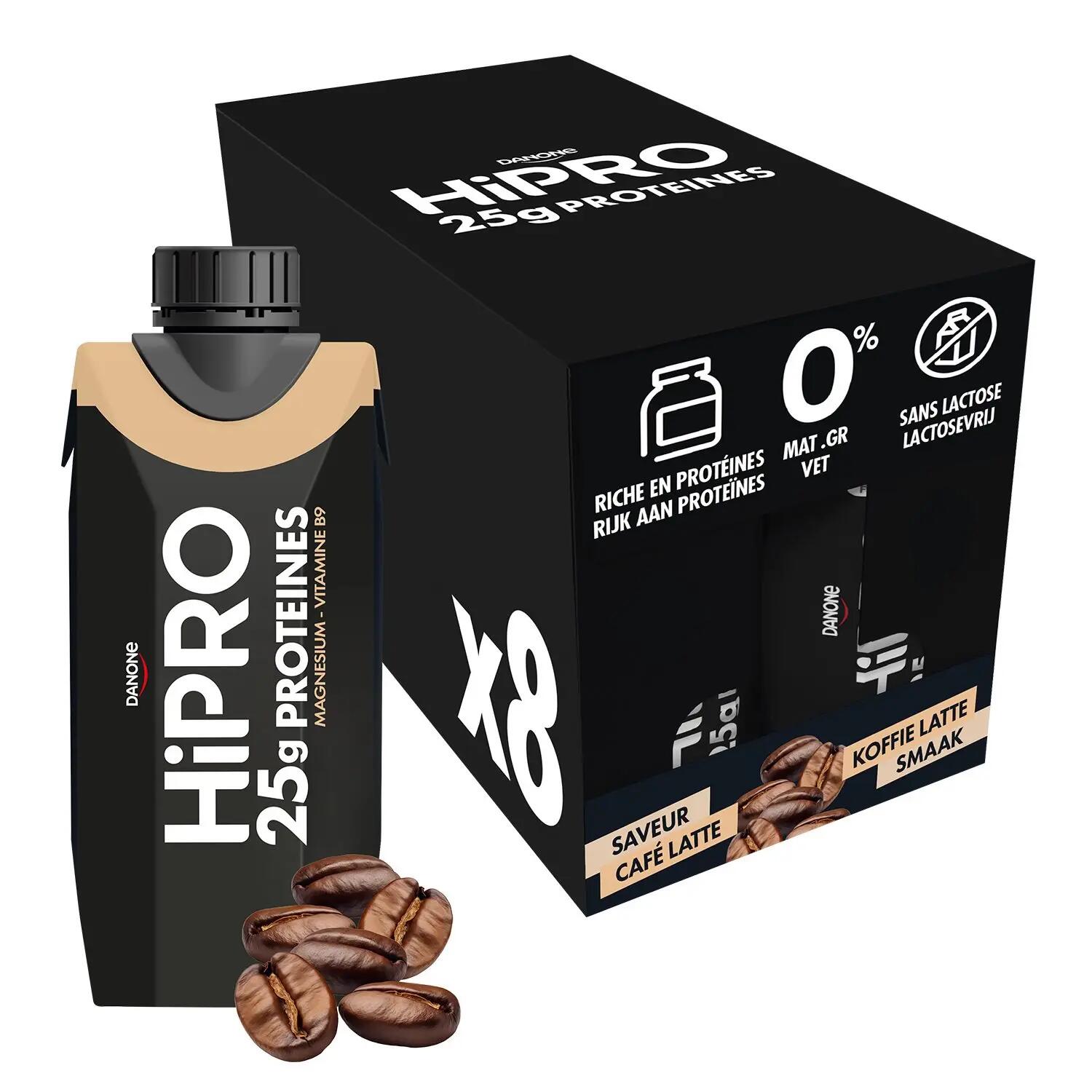 Boissons protéinées - HiPro - Café Latte Pack de 8 4/4